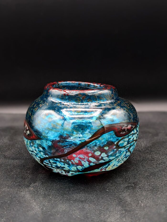 Botanical Glass Pot by George Averbeck