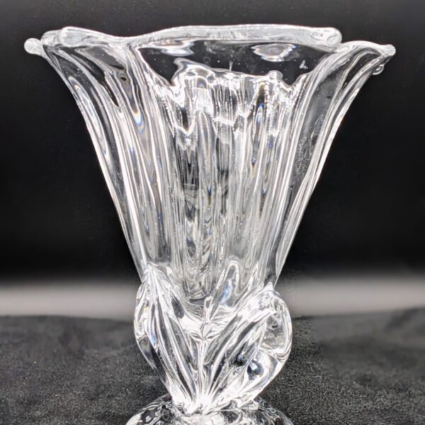 Clear Datura Vase by George Averbeck