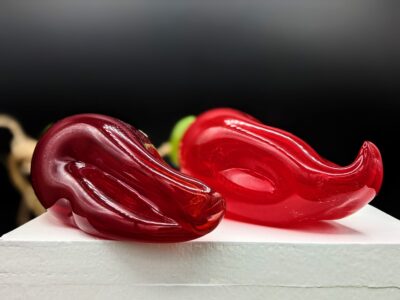 Chili Pepper Ornament by George Averbeck
