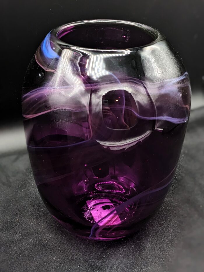 Purple Bubble Vase by George Averbeck