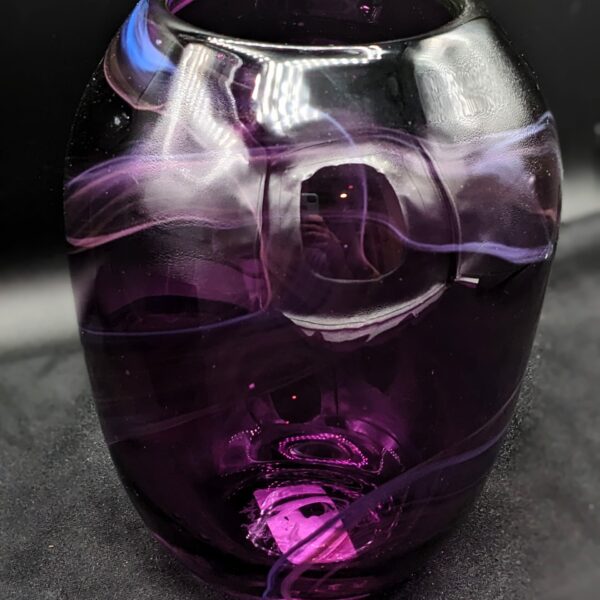 Purple Bubble Vase by George Averbeck