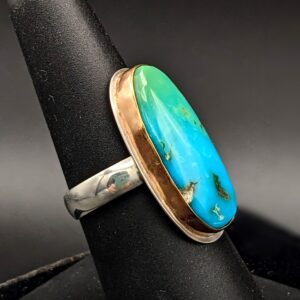 Kingman Turquoise Ring by Robin Hanna RH066