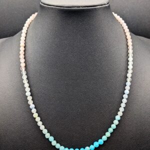 Amazonite and Quartz Necklace by Robin Hanna RH071