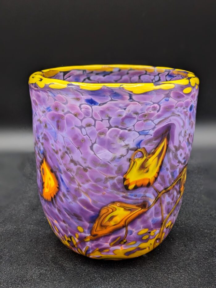 Small Purple Botanical Vase by George Averbeck