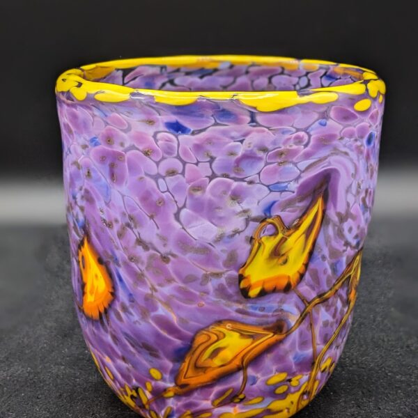 Small Purple Botanical Vase by George Averbeck