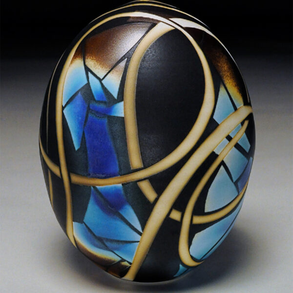 Bottle with Vines and Color by Nicholas Bernard
