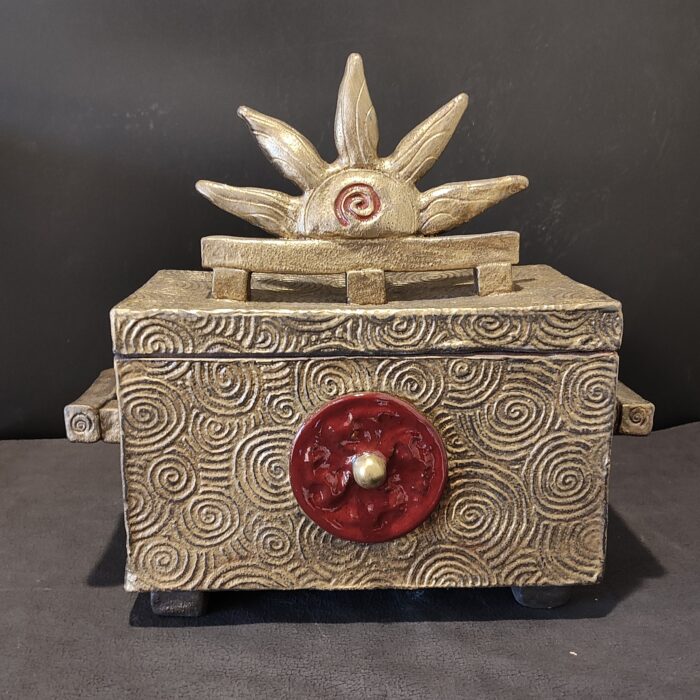 Golden Sun Box by Suzy Allan