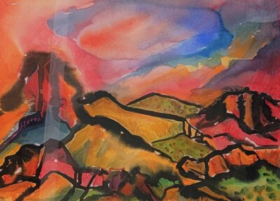 Spring Sunset by Myrna Harrison