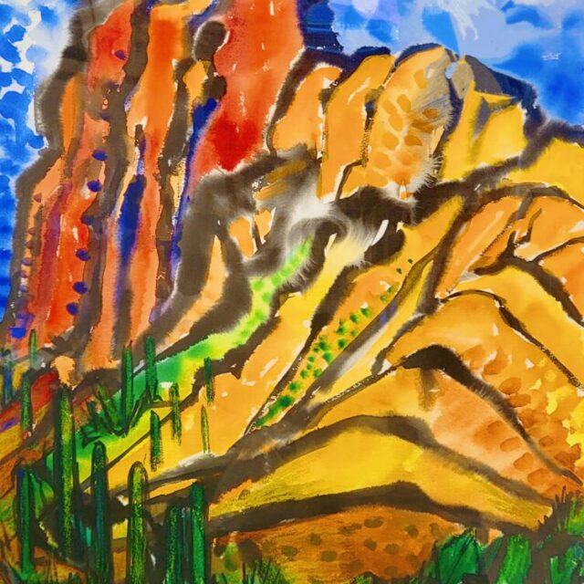 Vulture Peak North Side No3 by Myrna Harrison