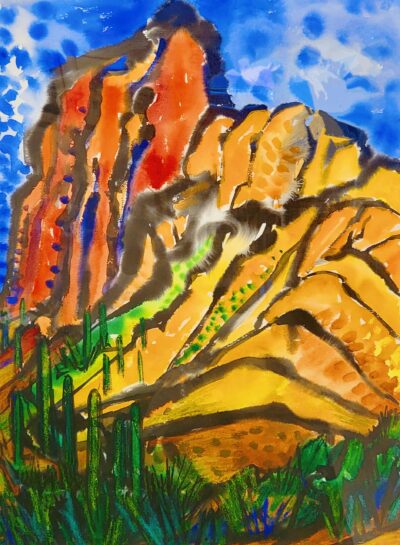 Vulture Peak North Side No3 by Myrna Harrison