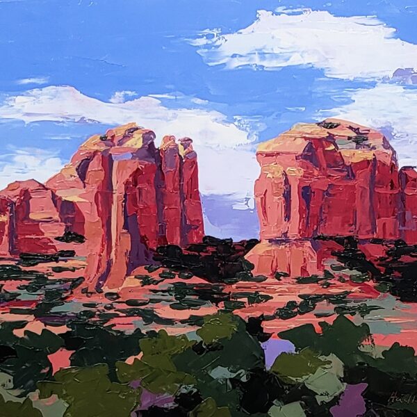 Morning at Cathedral Rock by Hadley Rampton