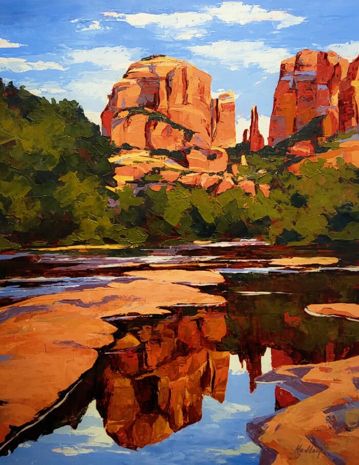 Reflection Sedona by Hadley Rampton