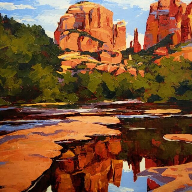 Reflection Sedona by Hadley Rampton