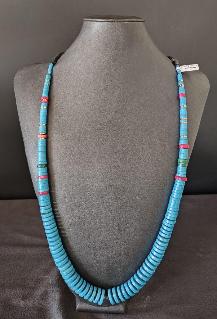 Graduated Multi Stone Necklace by Smokey Cruz