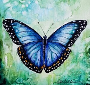 Blue Butterfly by Debra Williamson