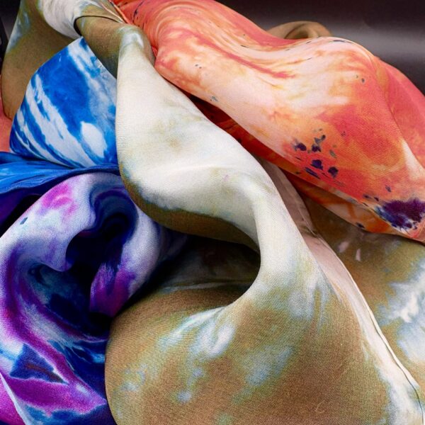 Silk Scarf Dyeing