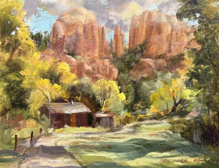 Cathedral Rock in the Fall by Betty Carr