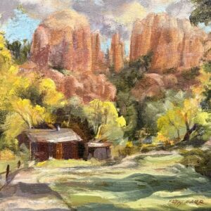 Cathedral Rock in the Fall by Betty Carr