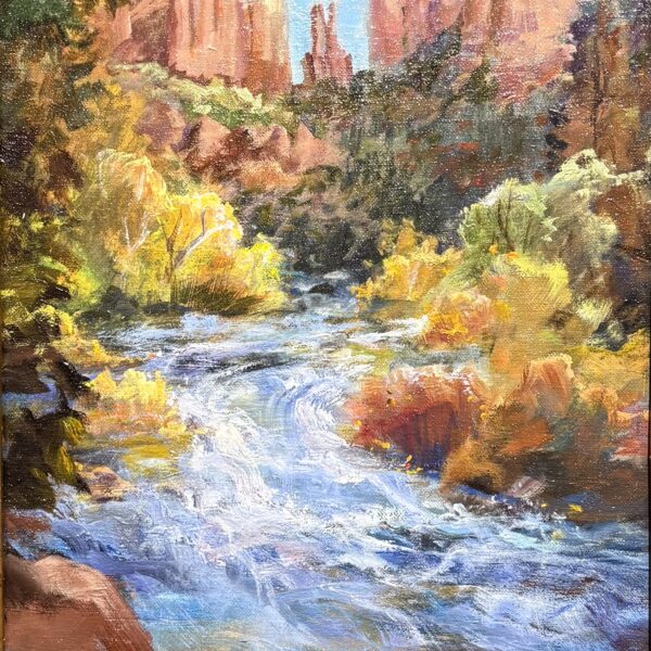 Cathedral Rocks in the Fall by Betty Carr