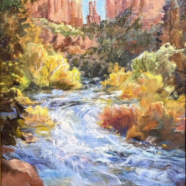 Cathedral Rocks in the Fall by Betty Carr
