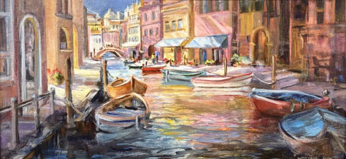 Colors of the Grand Canal, Venice, Italy by Betty Carr