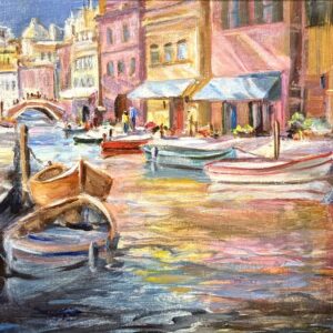 Colors of the Grand Canal, Venice, Italy by Betty Carr