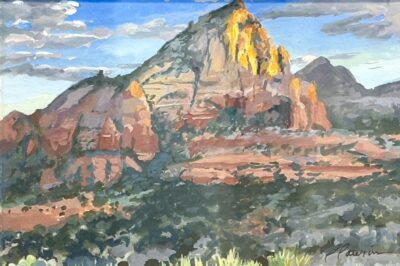 Last Light on Thunder Mountain by Lili Anne Laurin