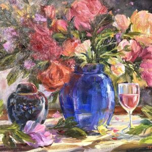 Peonies in Morning Light by Betty Carr