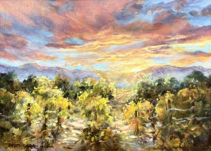 Vineyard Glow by Betty Carr