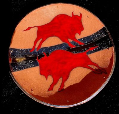 Buffalo Chase by Mariann Leahy