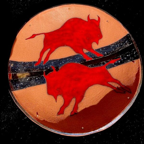Buffalo Chase by Mariann Leahy