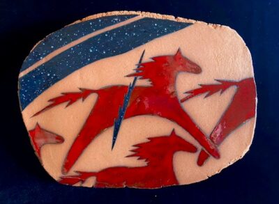 Lightning Bolt Ponies by Mariann Leahy