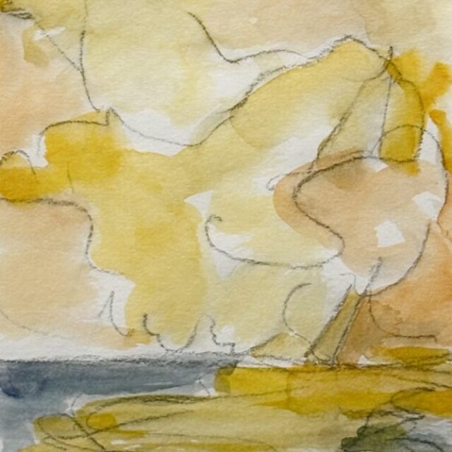 Bay Sunrise #3 by Myrna Harrison