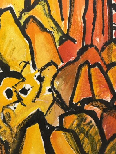 Buckhorn Creek Cliffs Memory No3 by Myrna Harrison