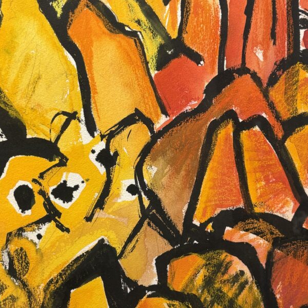 Buckhorn Creek Cliffs Memory No3 by Myrna Harrison