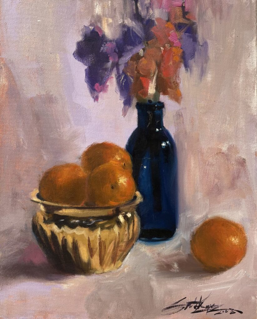 Oranges by Gretchen Lopez