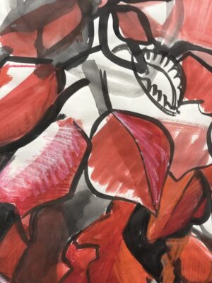 Poinsettia No1 by Myrna Harrison