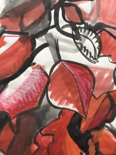 Poinsettia No1 by Myrna Harrison