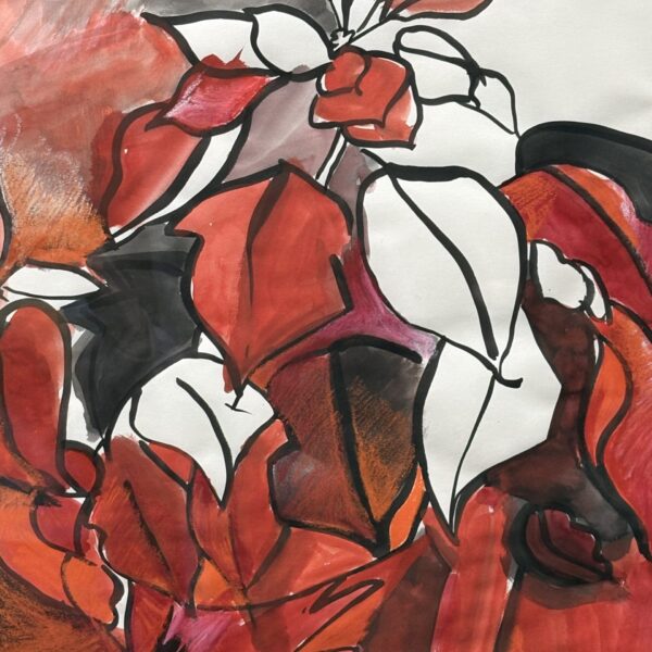 Poinsettia No2 by Myrna Harrison