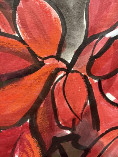 Poinsettia No3 by Myrna Harrison