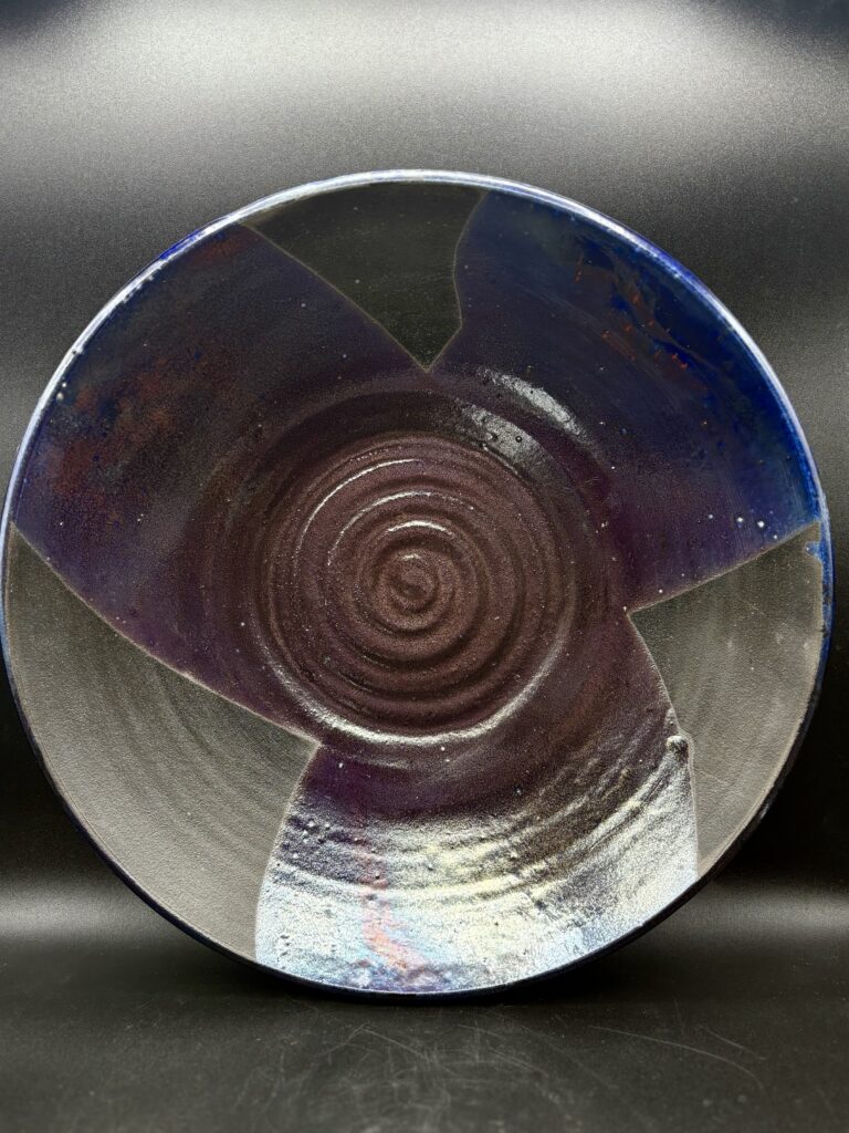 Raku Blue by Dennis Ott