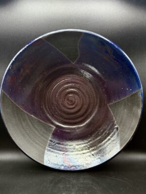 Raku Blue by Dennis Ott