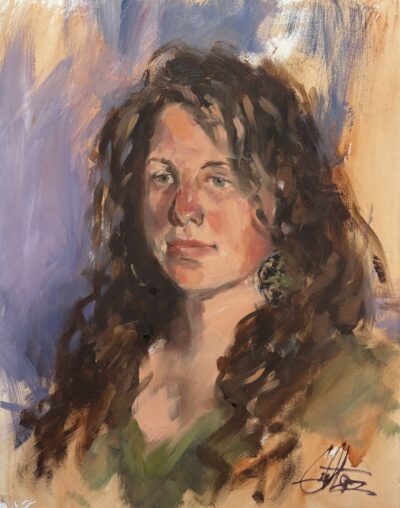 Lady in Green by Gretchen Lopez