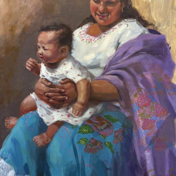 Woman and Child by Gretchen Lopez