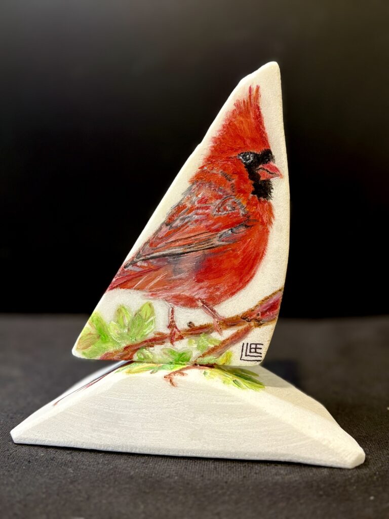 Small Cardinal by Leanne Lee