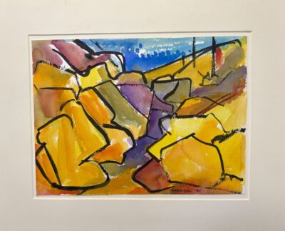 Desert Arroyo Series No6 1995 by Myrna Harrison