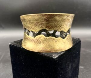 Steel and Brass Bracelet LP-ST1B by Leonor Pisano