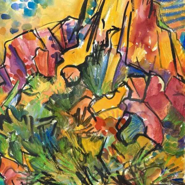 Mountain Rising by Myrna Harrison
