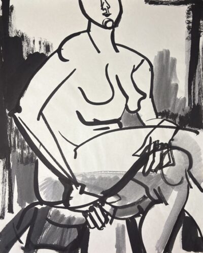 Nude Study No4 by Myrna Harrison