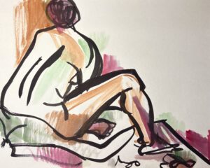 Nude Study No5 by Myrna Harrison